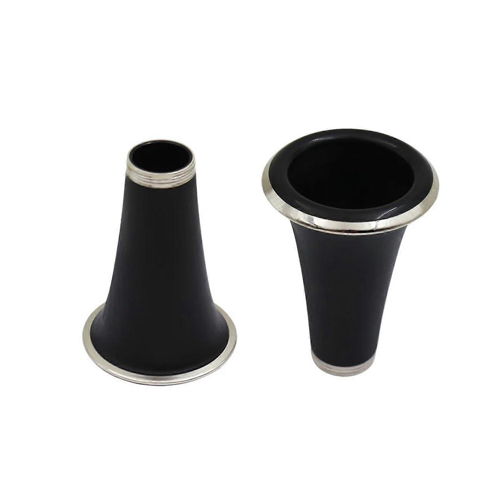 Bb Clarinet Black Bakelite Bell Tube Portable Clarinet Speaker Accessory Set for Woodwind Instruments
