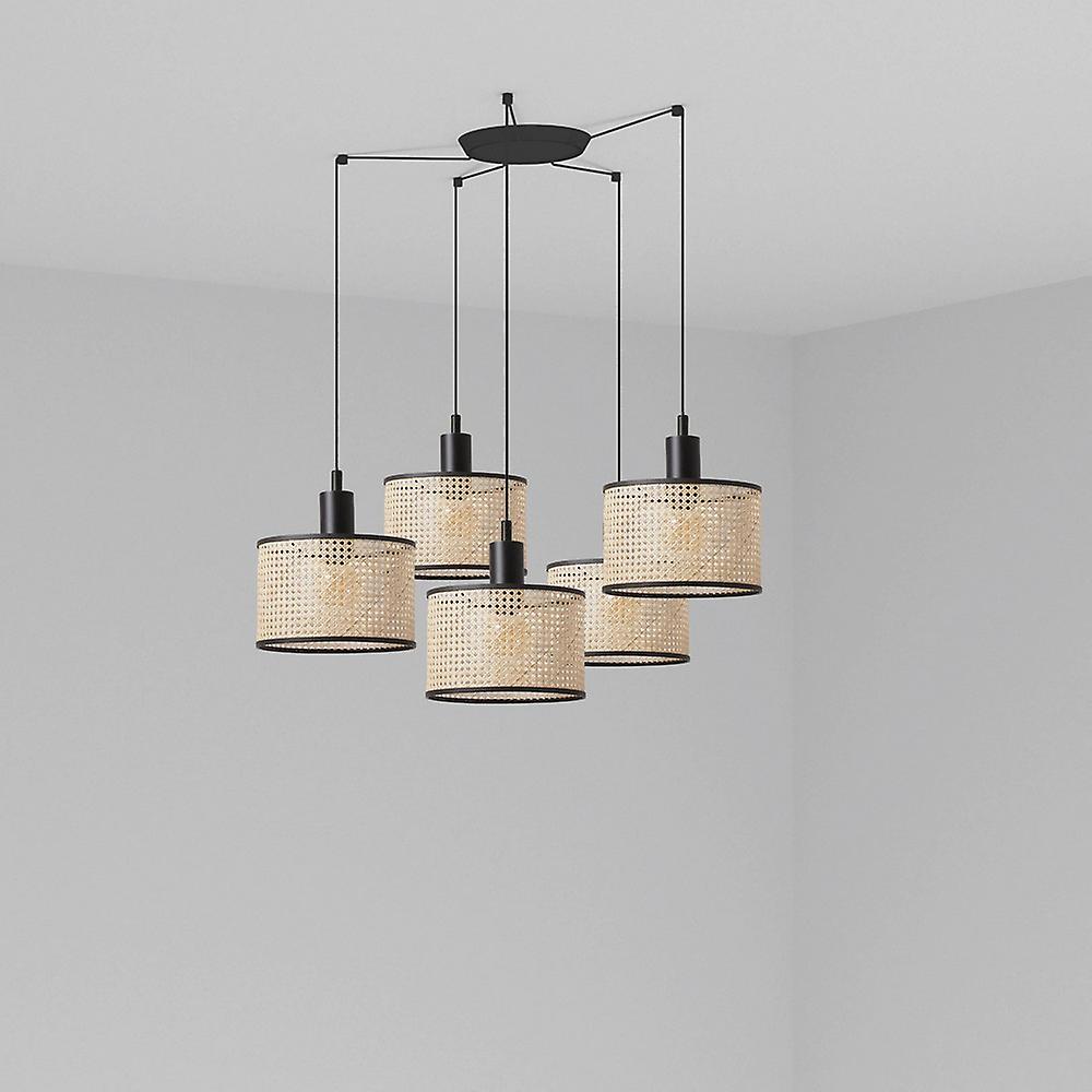 Faro MAMBO - Cluster Pendant Ceiling Light Black, E27