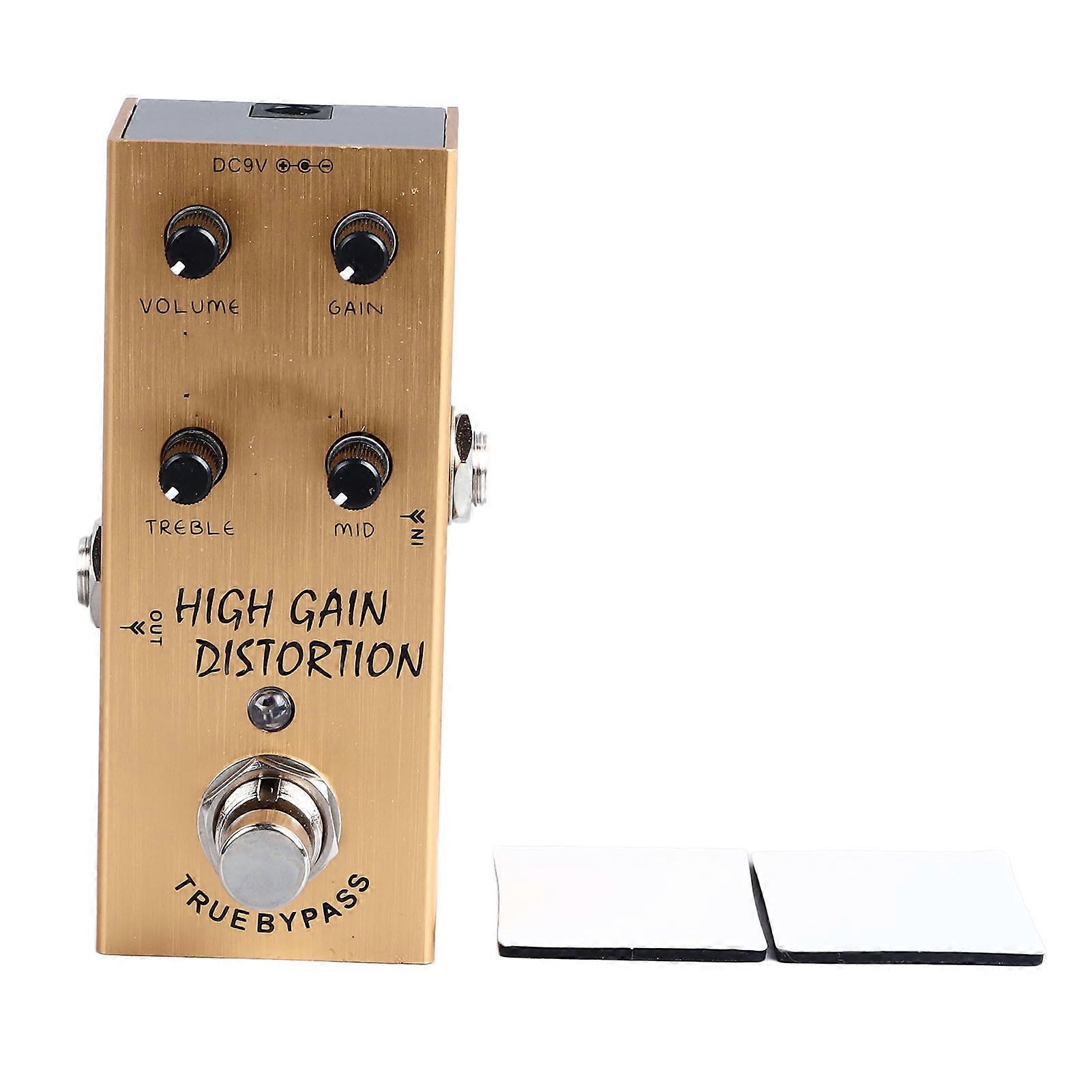 Electric Effector Multifunctional Guitar Pedal for Musical Instrument Tuning Knob Adjustment Metal Shell