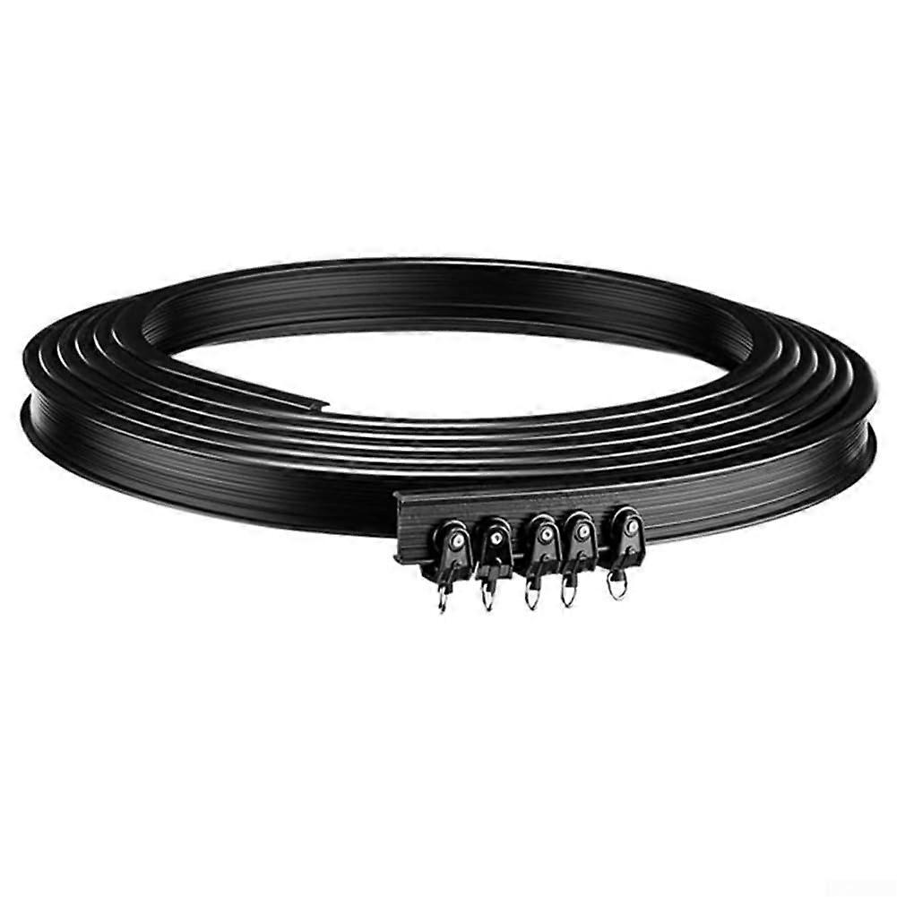 5meter curtain track installation set, flexible for all your installation needs
