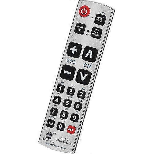 Big Button Remote Control - Simple Jumbo Design for Elderly Use