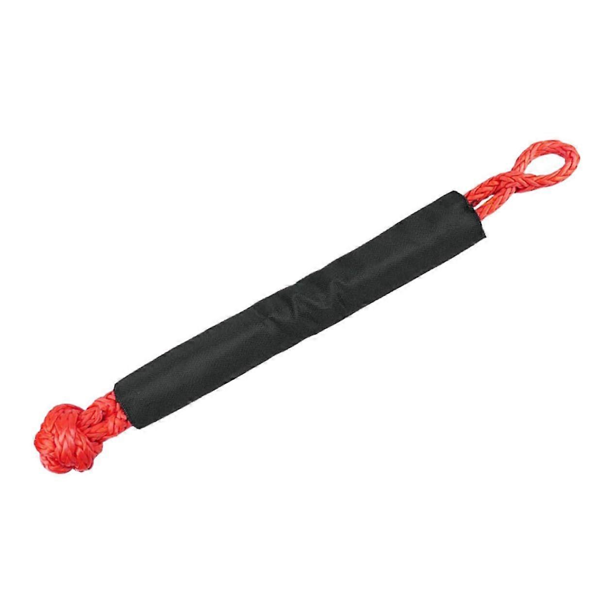 Winch for Off-Road Vehicles, High Voltage Truck Recovery Set with Soft Shackles, 1 Piece Emergency Lifebuoy, Red, Compatible with UTV and ATV