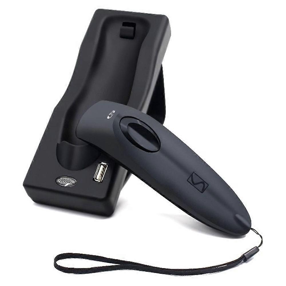 R400 Multifunktionaler Bluetooth-kompatibler 2.4G-Scanner mit Basis für 2D-QR-Code-Barcode