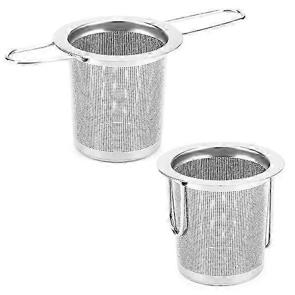 Tee-Ei aus Edelstahl mit langem Henkel für Becher