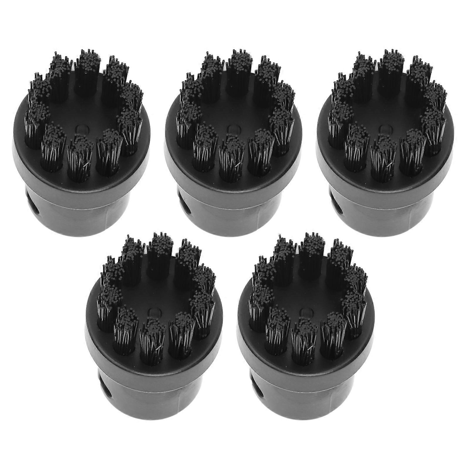 5PCS Steam Engine Brush Black Steamer Cleaning Brush Replacement Brush for Karcher SC1 SC2 SC3 SC4 SC5
