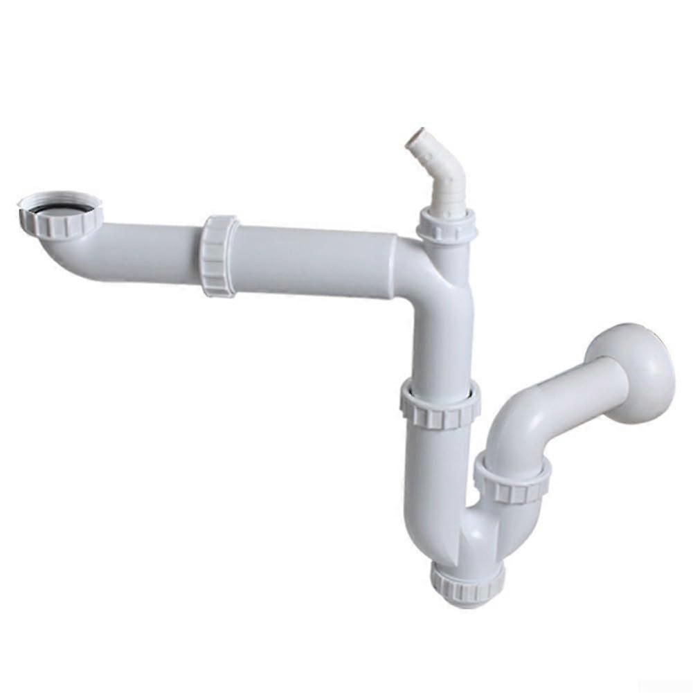 G1-1/2 Inch Kitchen Sink Drain Pipe, 40mm Smooth U-Bend Design, Easy Flow U-Bend Drain System for Kitchen Sinks