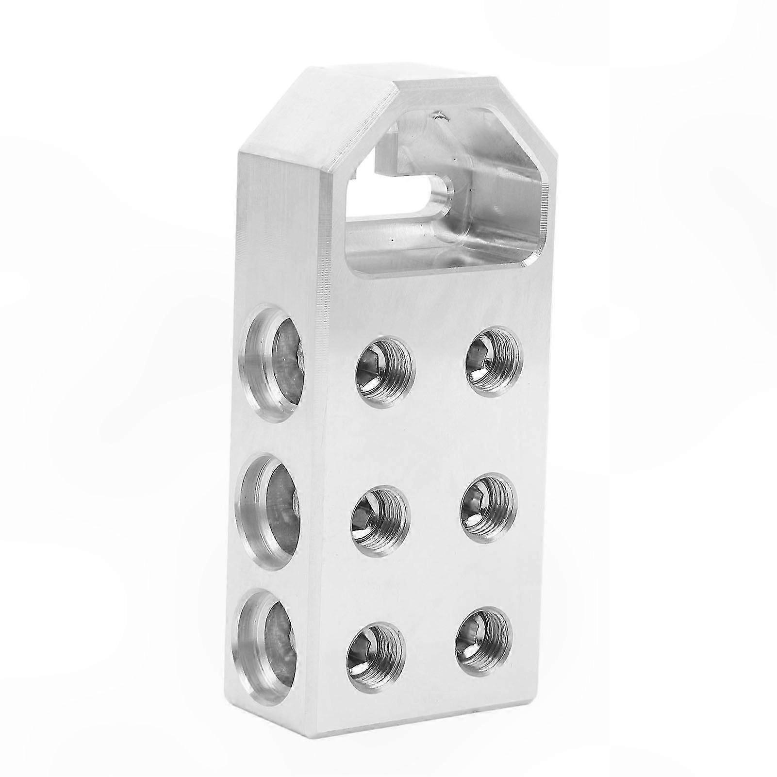 6-Way Battery Terminal Block, 1/0AWG 2/0AWG Aluminum Alloy Connector for Car, Boat, Yacht, RV