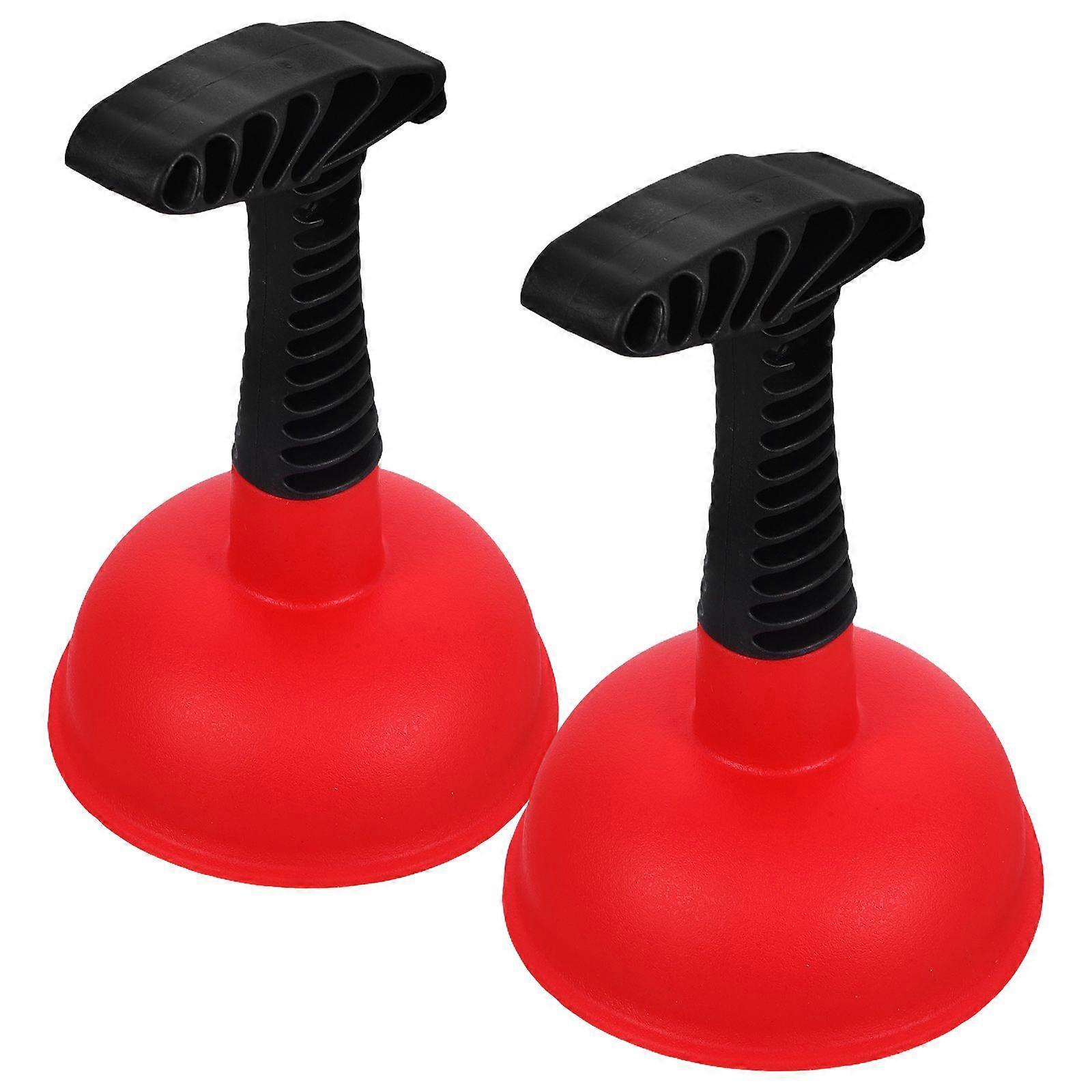 2pcs Small Plunger with Ergonomic Handle Unclog Plungers Kitchen Sink Plungers Household Plungers for Bathroom