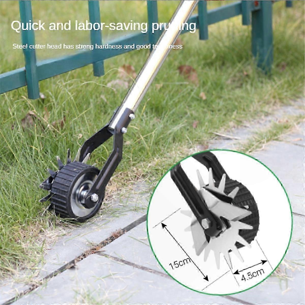Rotary Hand Edger with Wheels for Lawn Maintenance Tools