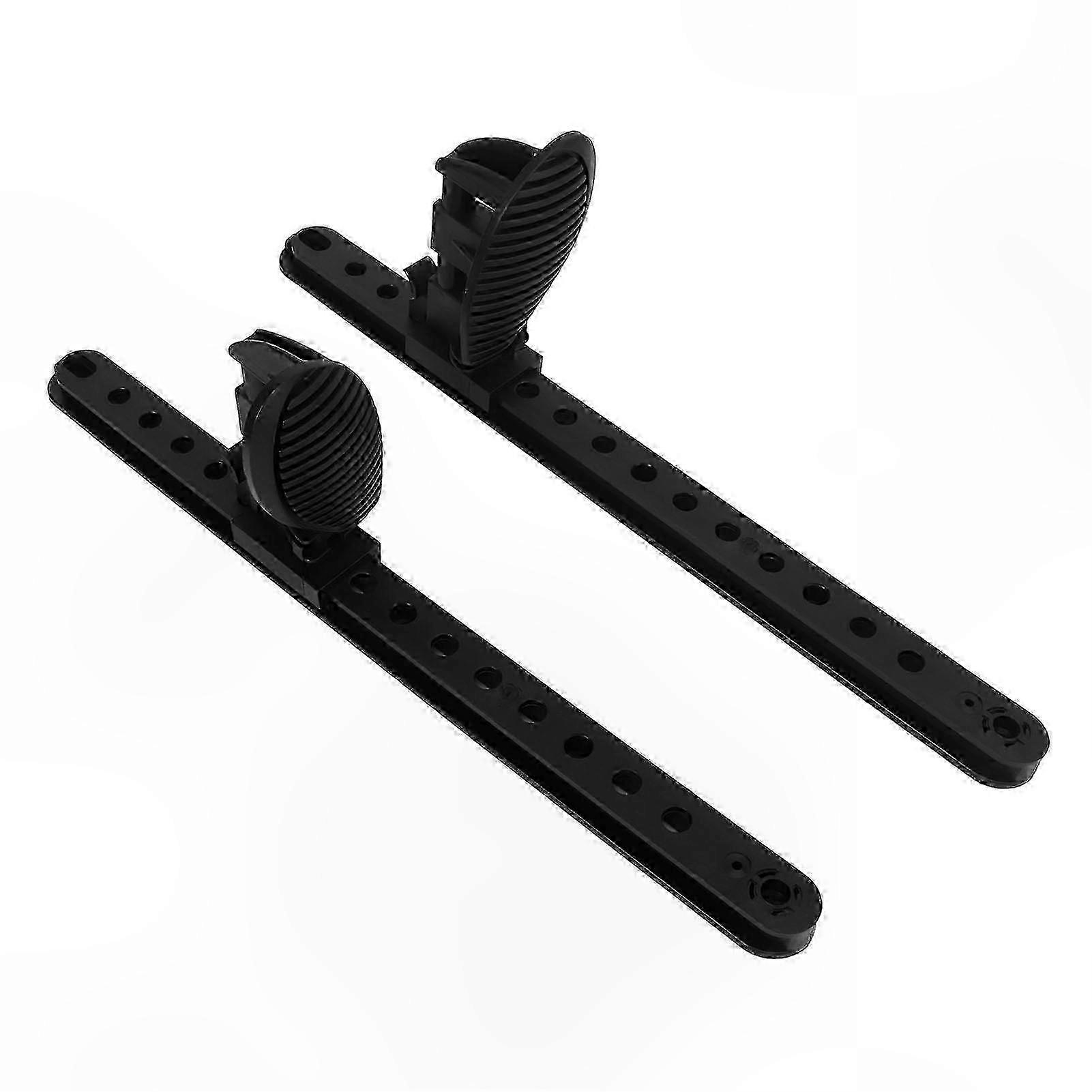 Adjustable Canoe Foot Pegs Pair with Locking Pedals for Kayaks