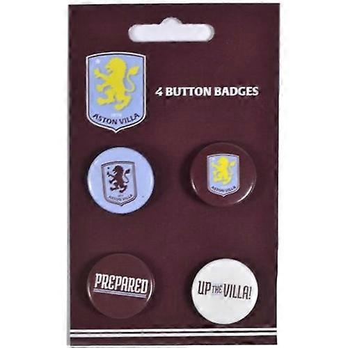 Aston Villa FC címerjelvény (4 db-os csomag)