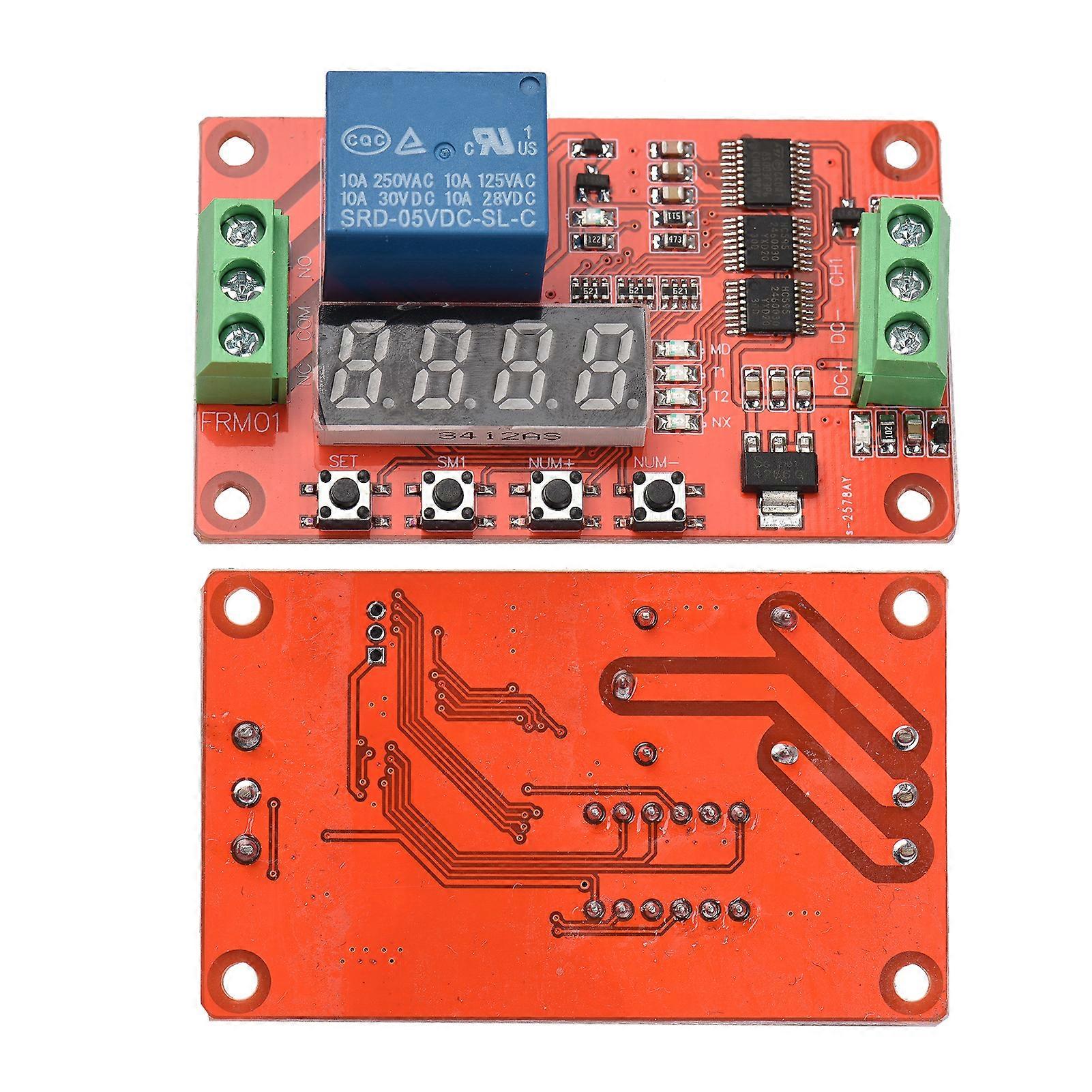 FRM01 Relay Module Timing/Delay/Cycle/Self-lock Multi-function Relay Control PCB Board