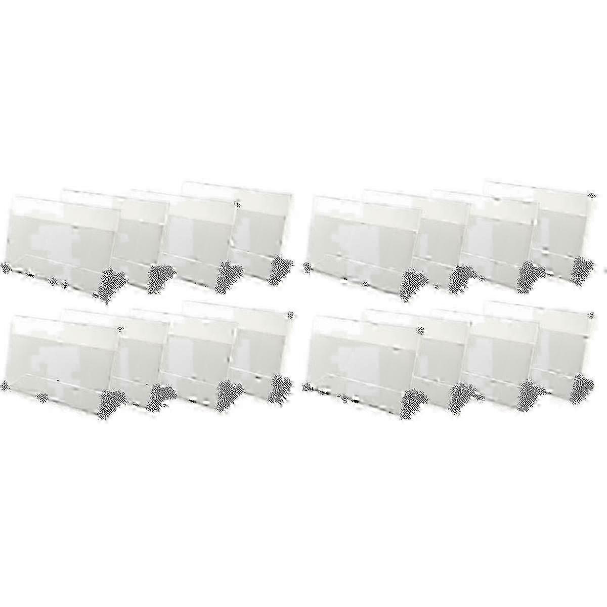 Acrylic Shelf Label Holders Transparent Price Tags