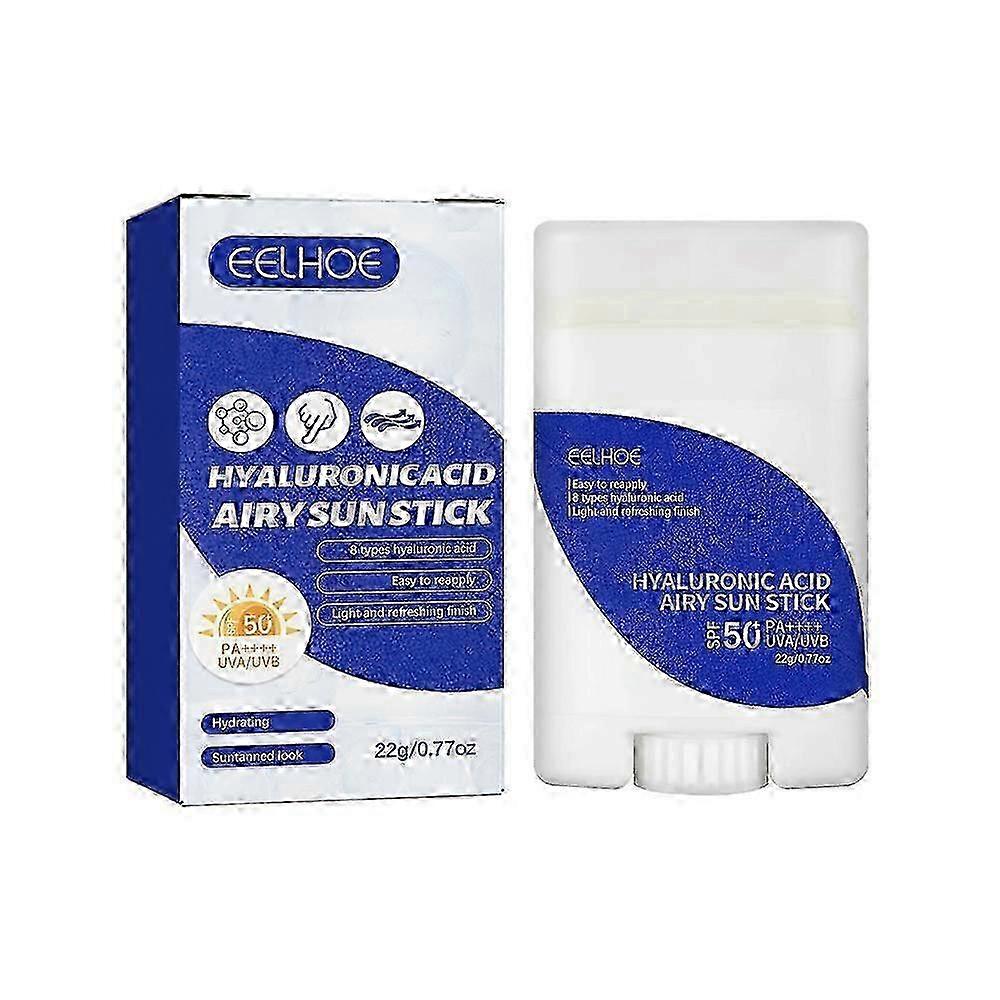 Hyaluronic Acid Airy Sun Stick SPF50+ Pa++++ Natural Hyaluronic Acid Sun Cream, Moisturizing Sunscreen for Face