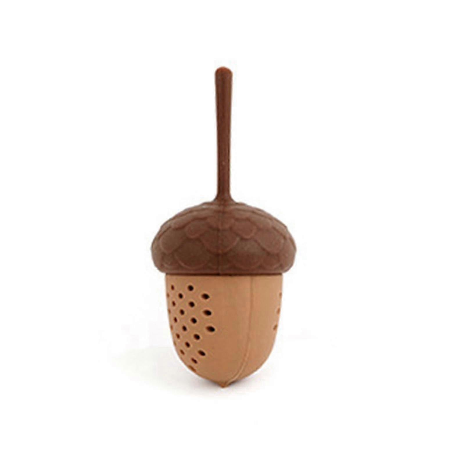 Tea Infuser Strainer Silicone Filter Pine Cones Shape Handle Diffuser Non-toxics