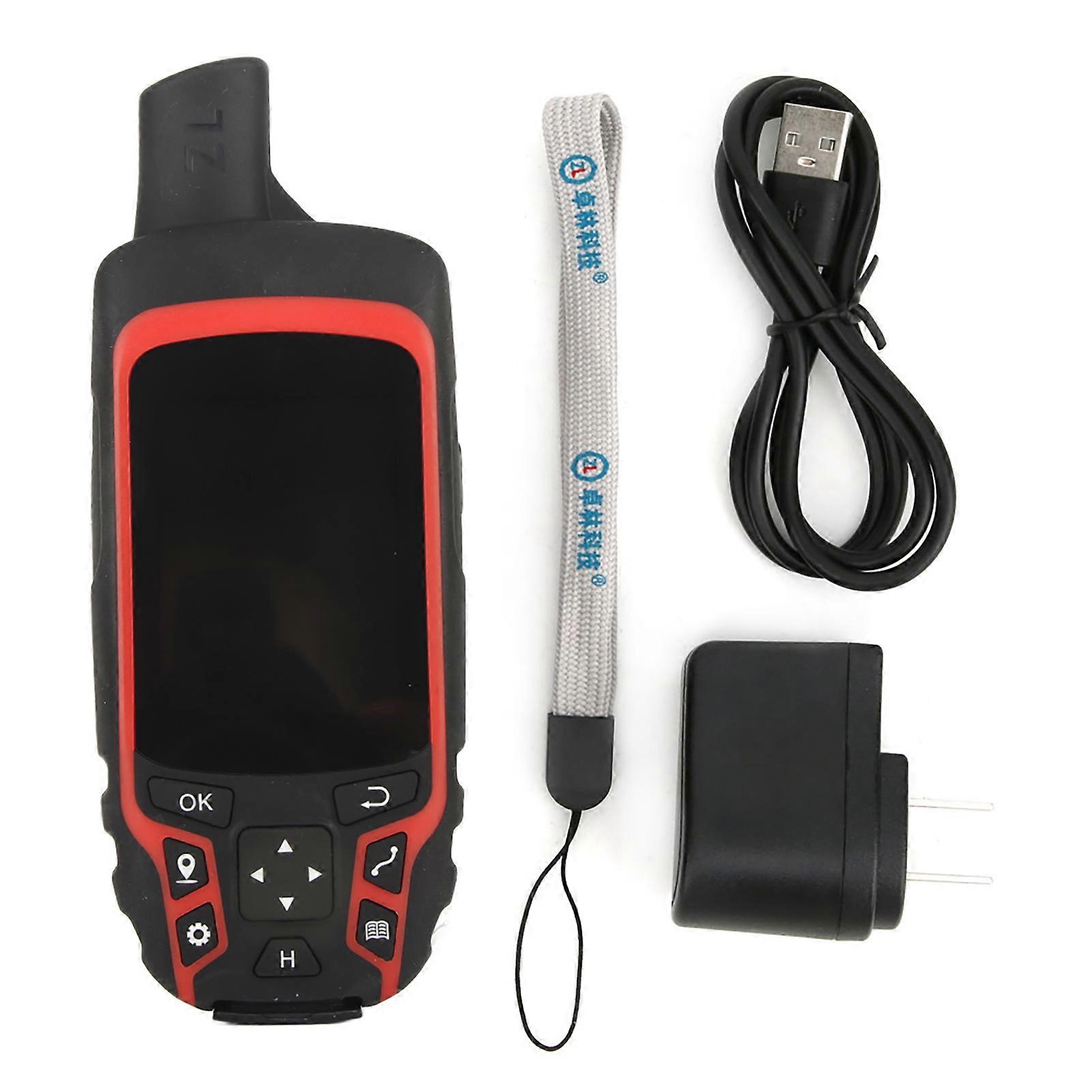 Handheld GPS Navigation Land Area Meter ZL-166 with 2.4in TFT Display, Accurate Measuring Tool for Outdoor Surveying 100-240V Compatible