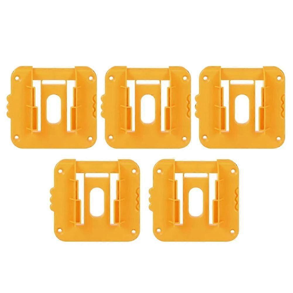 5Pcs for 18V Battery Storage Rack Holder Case Battery Holder Wall Mount Tool Bracket Fixing Devices