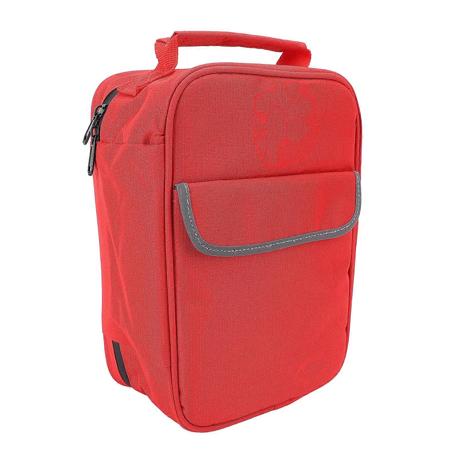 First Aid Bag Multifunctional Red Tear Resistant Polyester 457g