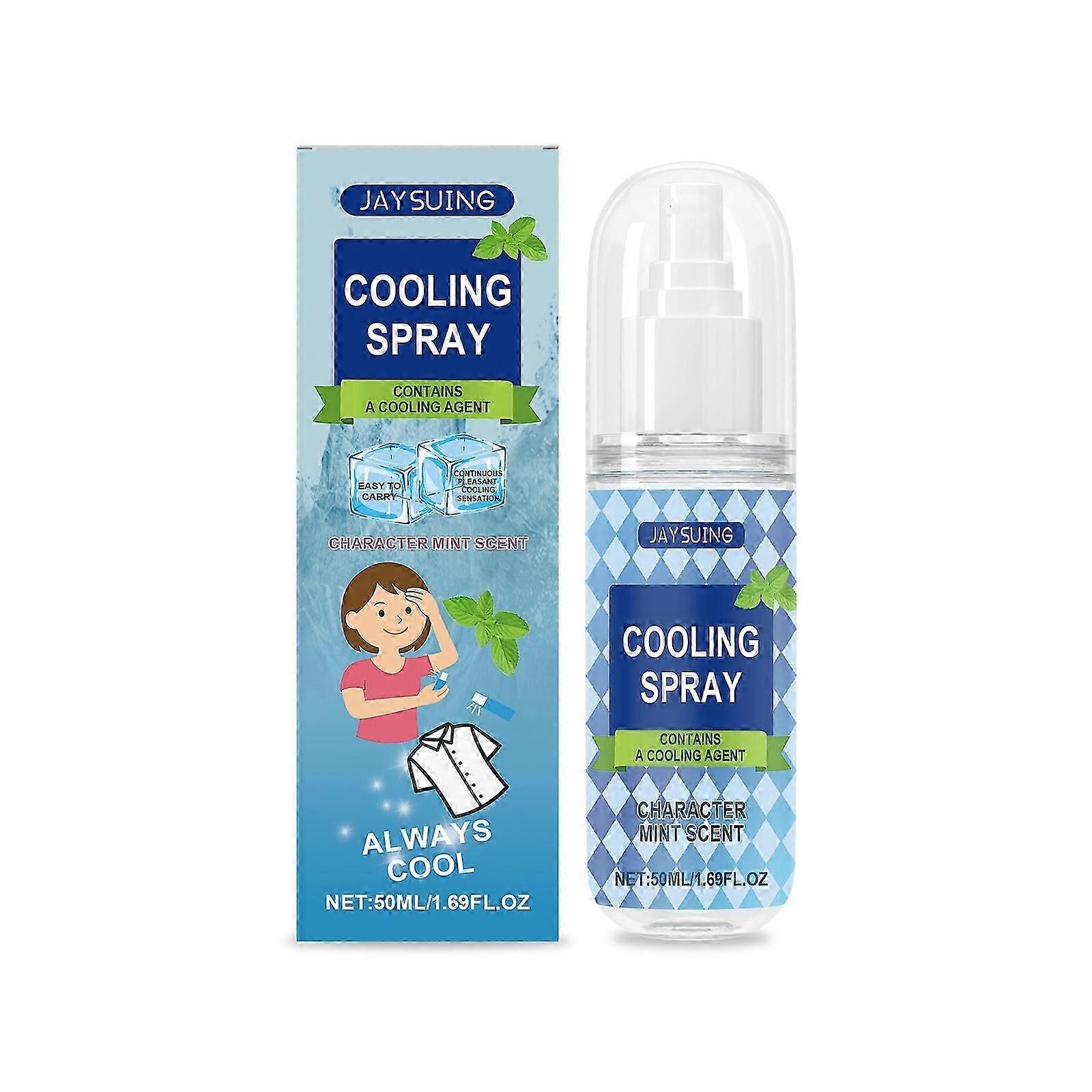 Jaysuing Summer Cooling Spray Summer Portable Outdoor Body Spray Refreshing and Comfortable Non-Greasy high quality
