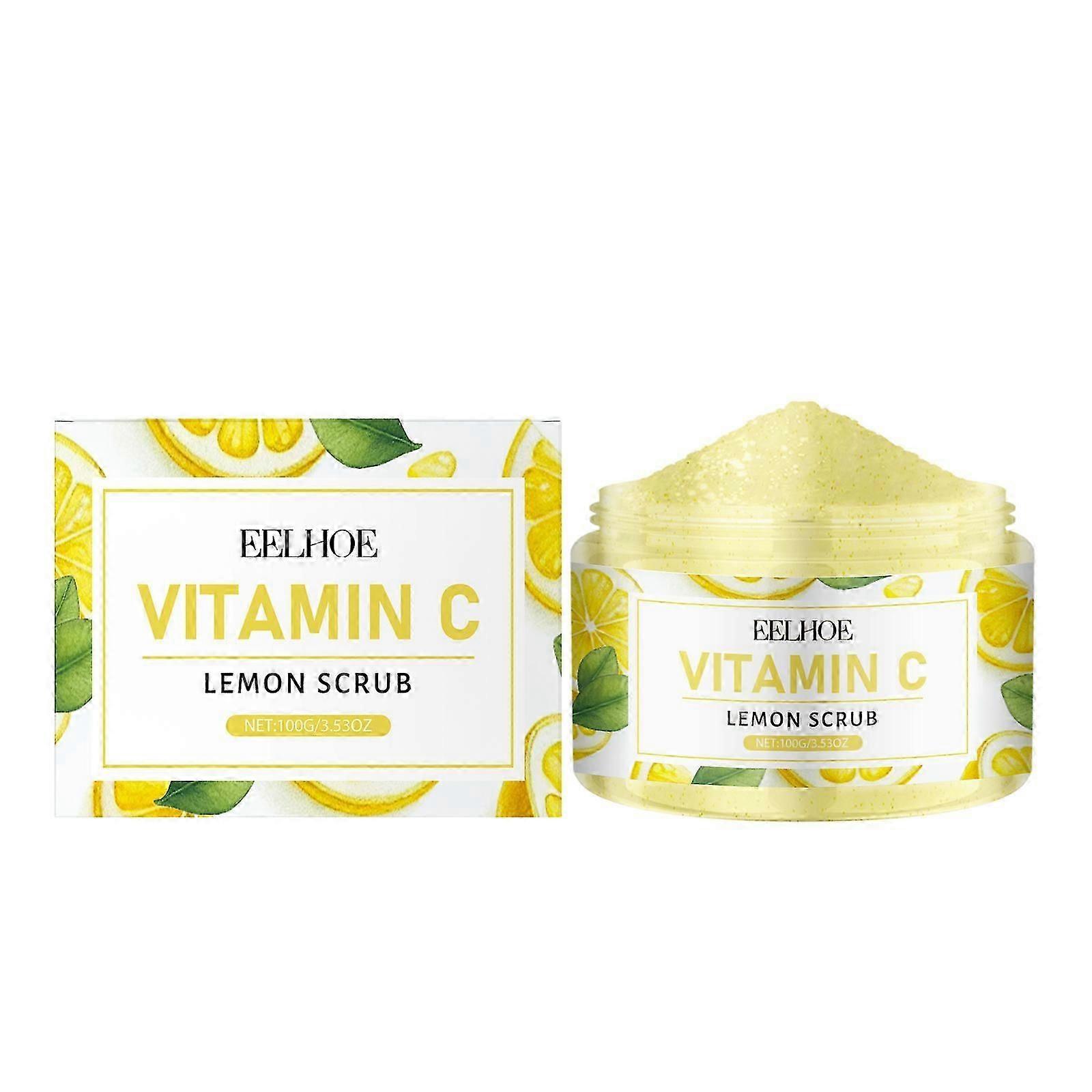 EELHOE Lemon Exfoliating Scrub: Cleansing, softening, firming, nourishing, moisturizing body scrub.