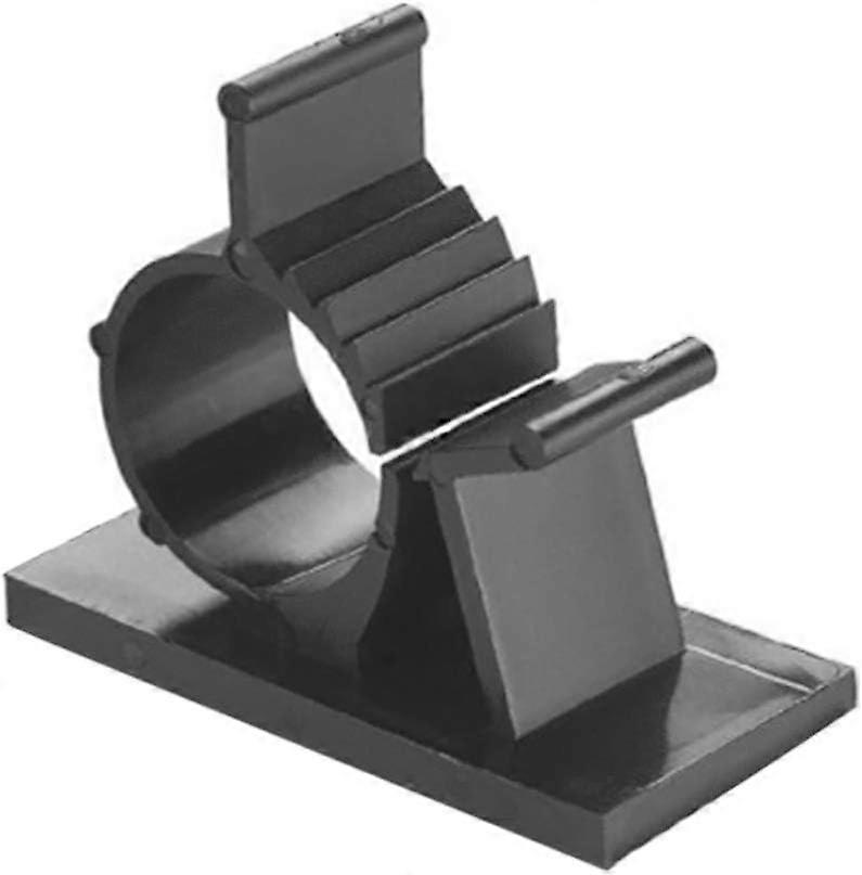 100 Pcs Adjustable Nylon Cable Ties - Adjustable Cable Ties - Self-Adhesive Cable Fastener - For Organizing Cables - Black