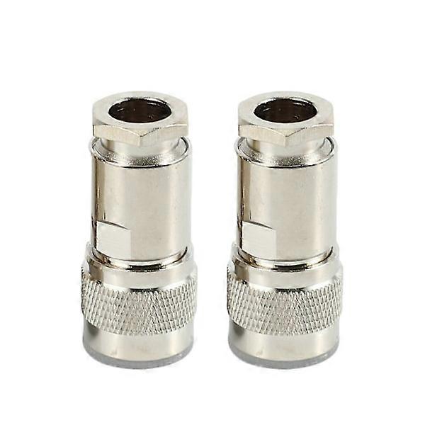2 pcs N Type Male Clamp RG213 7D-FB RF Coaxial Connector, RF Connector, Coaxial Adapter