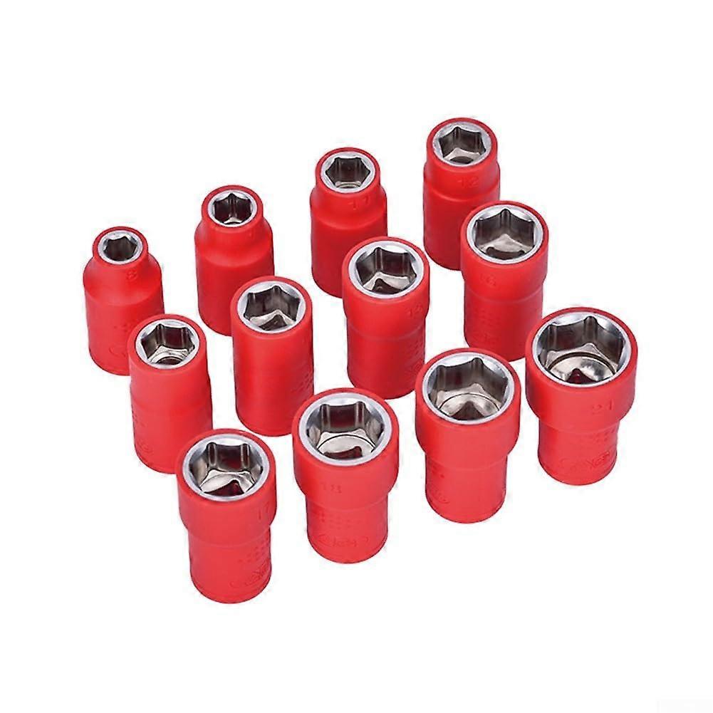 Insulated Nut Driver Socket, 3/8Inch Ratchet Head, Hex Sizes 927 mm, 1Piece, For Hybrid Electric Vehicles