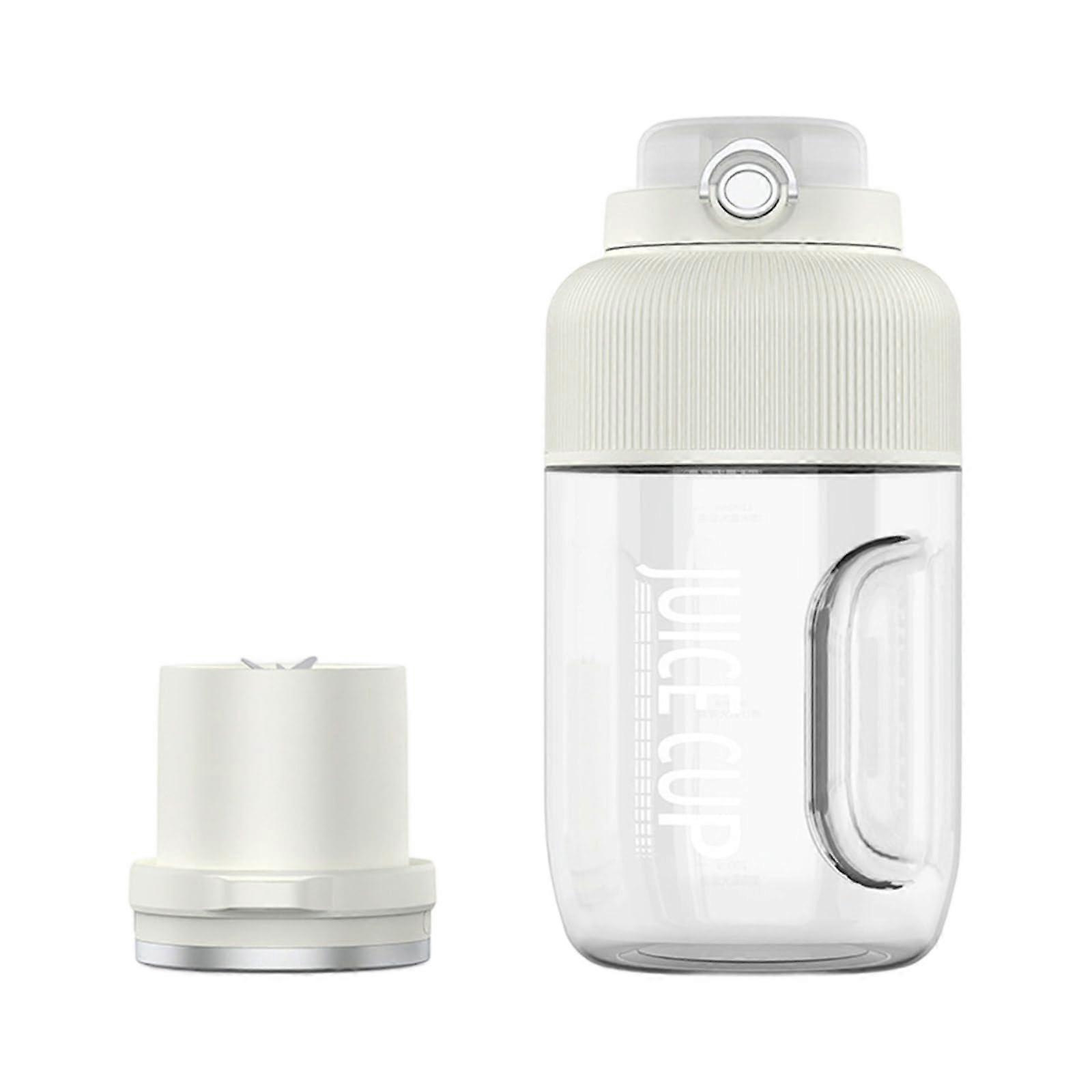 Powerful Mixing Device 1200ML Fruit Juicing Tool Large Juicing Machine Portable Electric Juicer Cup White Indoor Outdoor