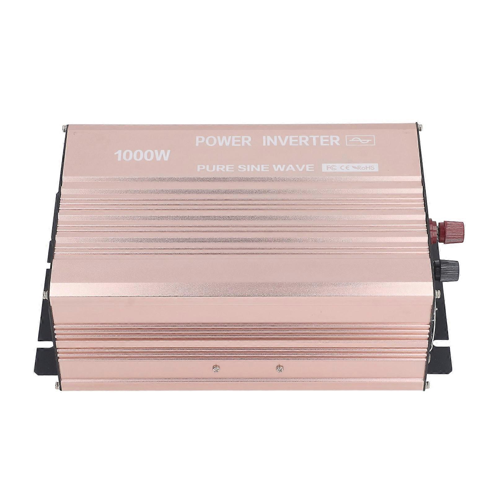 1000W reiner Sinus-Auto-Wechselrichter 24V bis 220V LCD-Display