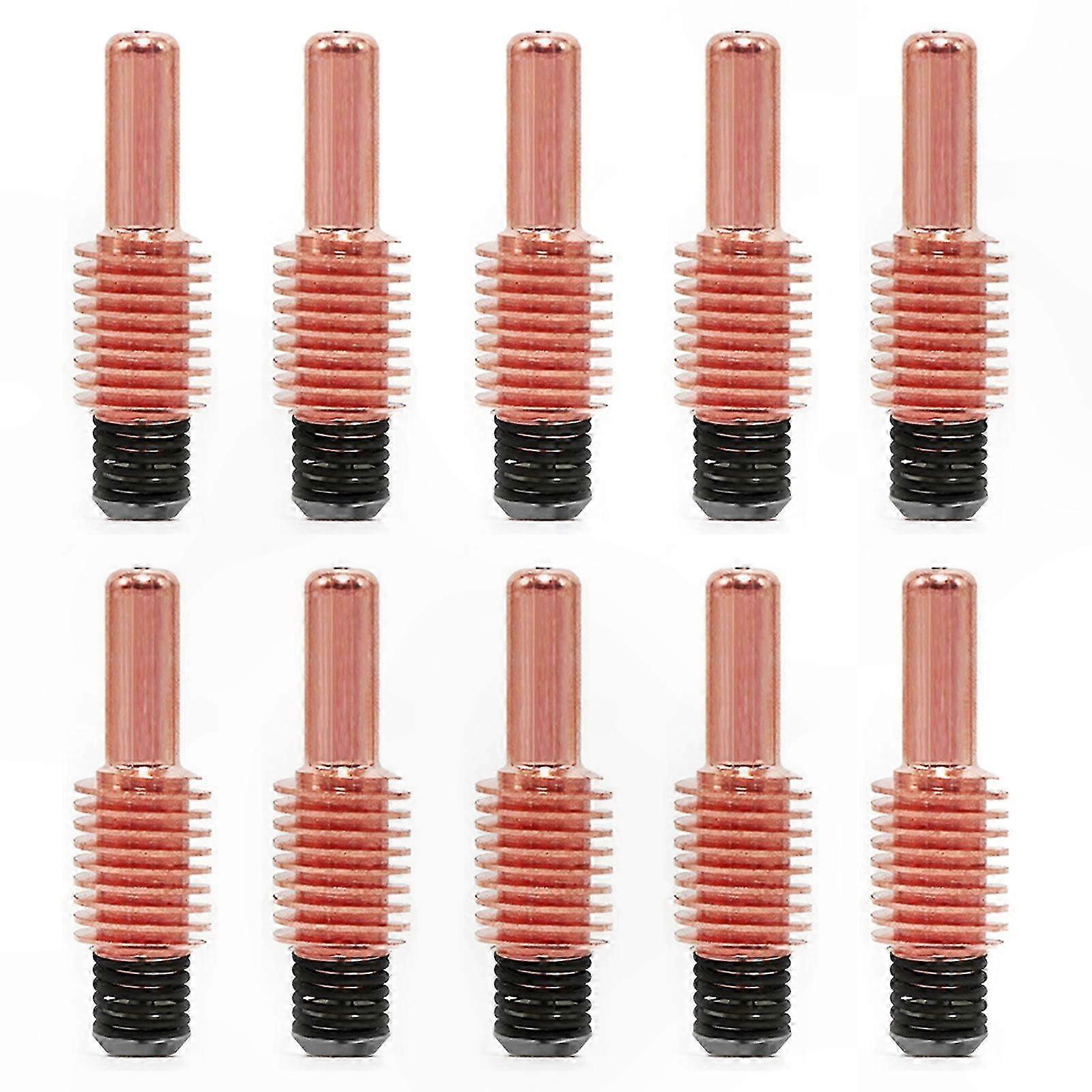 10-Pack Plasma Torch Electrode Kit for 105A Cutting Torch Components