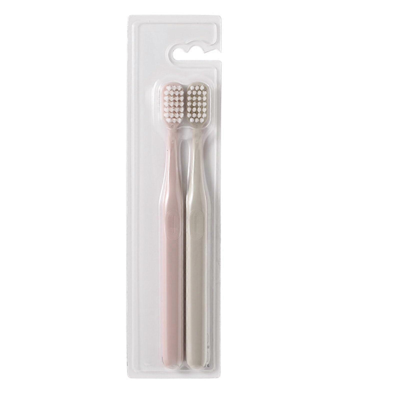 Ultra Soft Toothbrush For Sensitive Teeth Adults With Gentle Bristles And Non Slip Handle Manual PP PBT Material 1 Pack