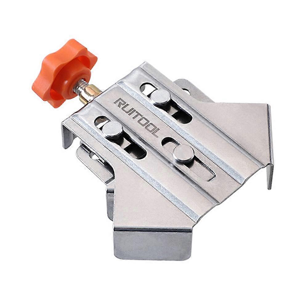 Right Angle Clamp 90 Degree Woodworking Quick Positioning Clamp Stainless Steel Corner Clips for Wood Panel Splicing and Carpentry