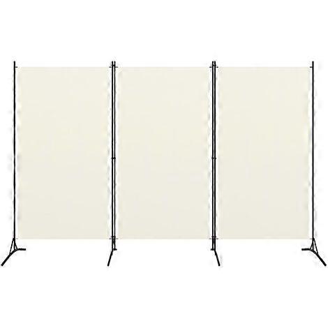 3-panel partition wall White 260x180 cm