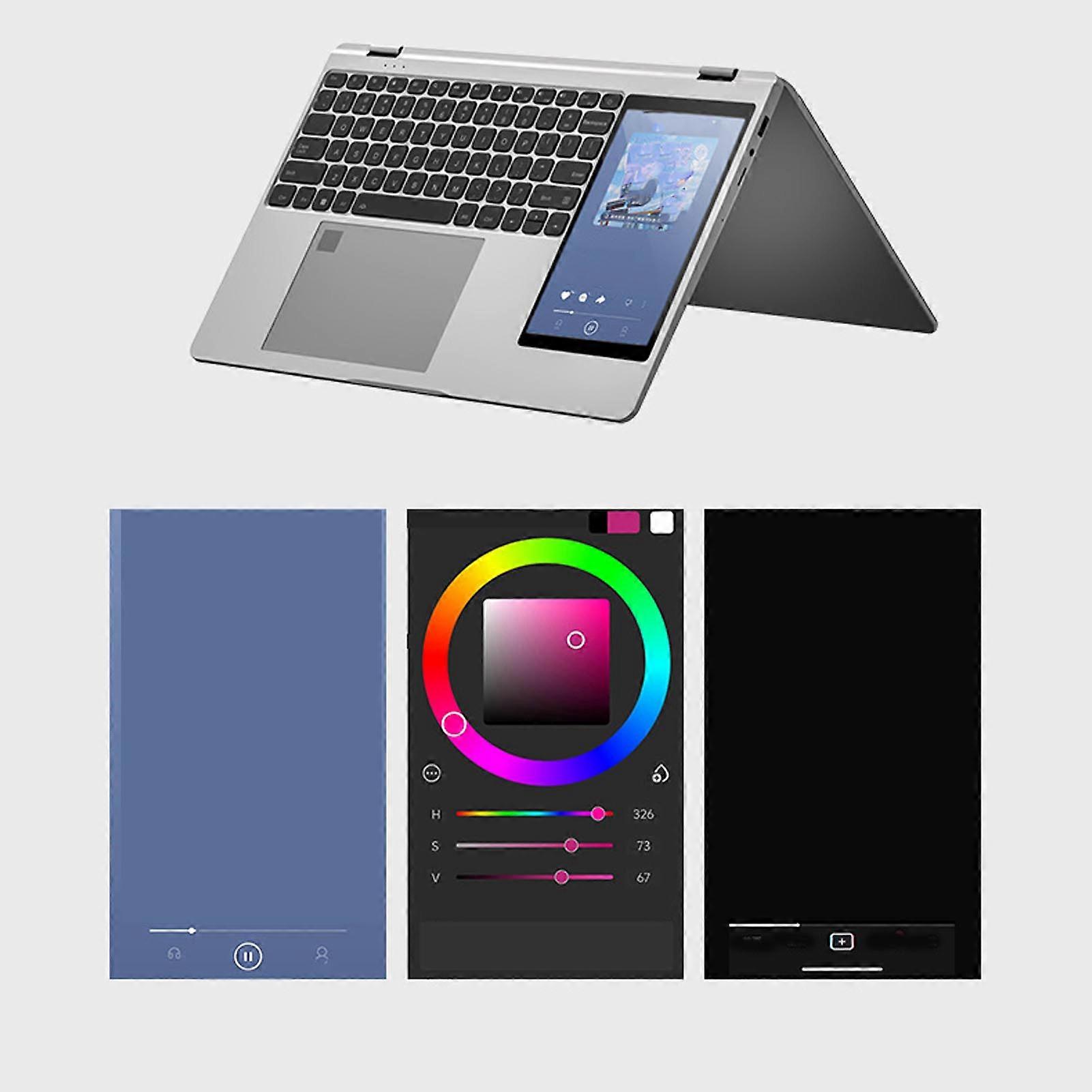 Double Screen Touch Laptop 32GB RAM 512GB SSD 15.6" Win 11 Pro