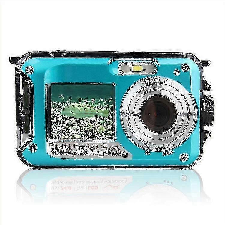 Dual-Screen Digital Camera with 48MP 2.7k Resolution, Waterproof High-Definition Imaging
