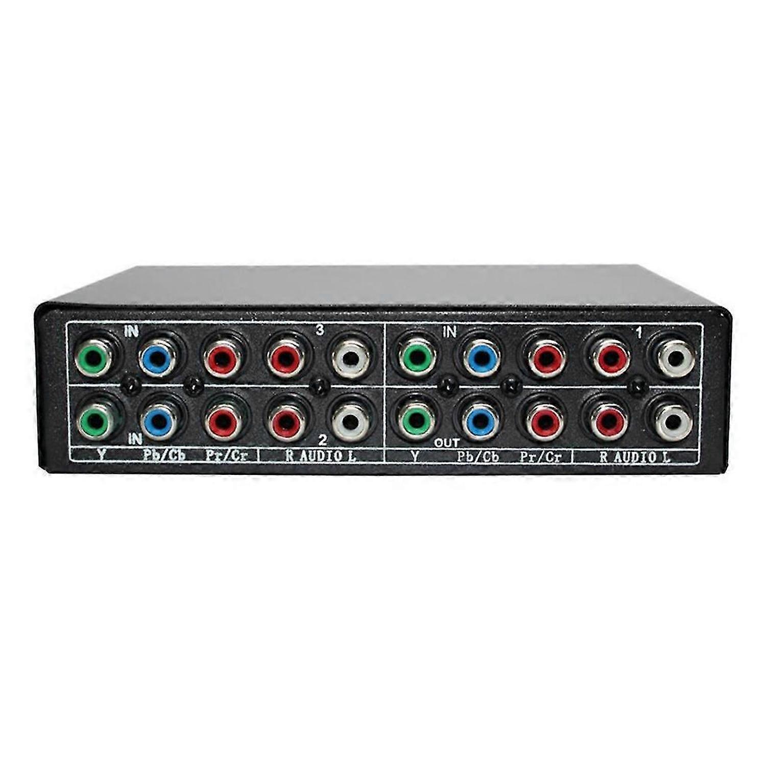 RGB Component Switch Selector 3-Way for PS2 DVD Player TV