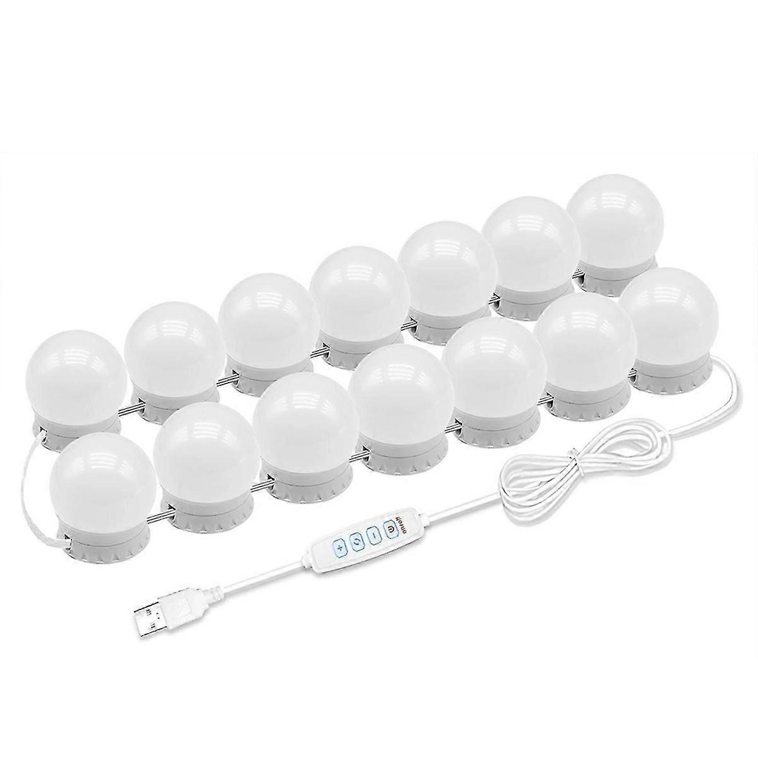 LED Vanity Mirror Lights with 14 Dimmable Bulbs,for Makeup Desk