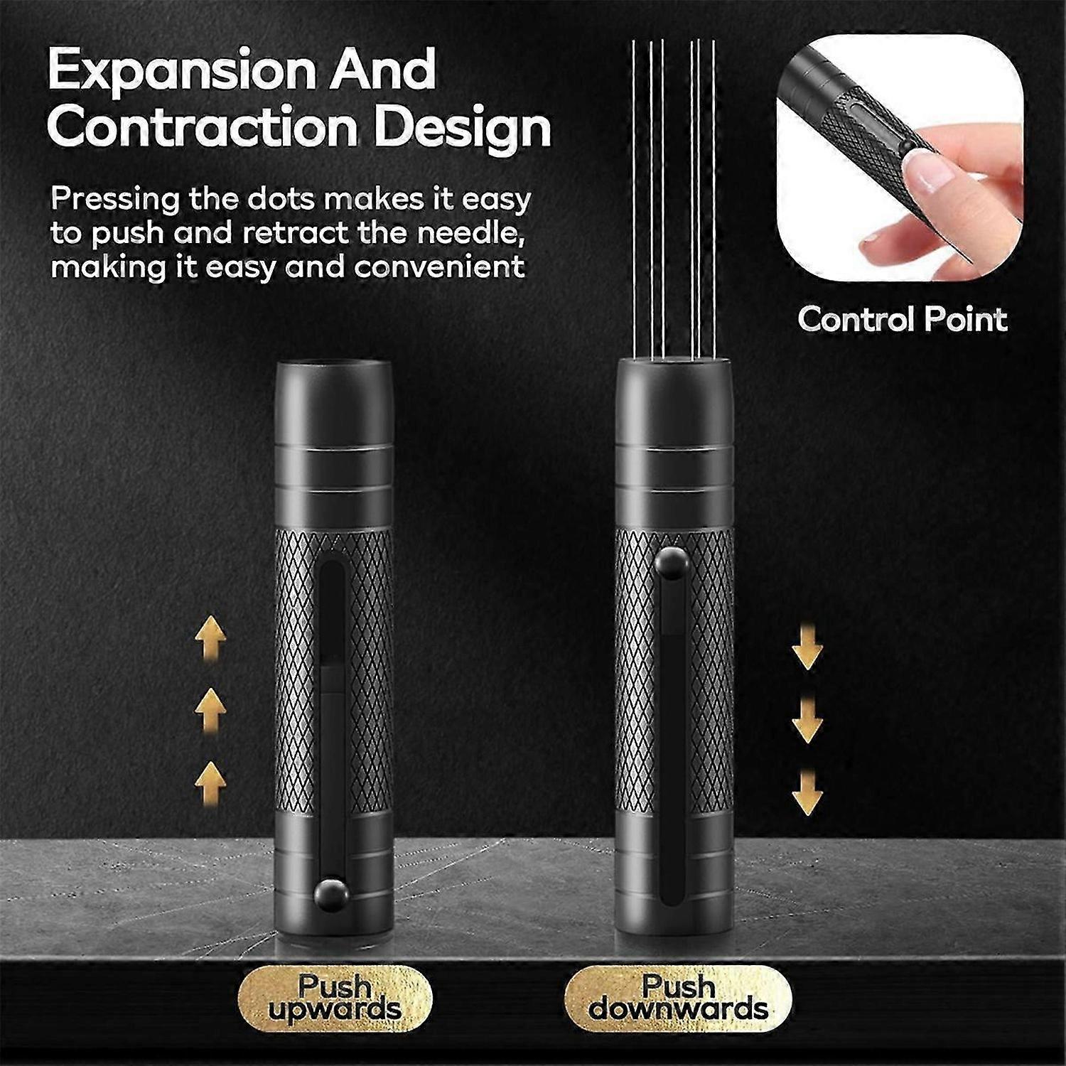 Elastisk espresso kafferører med nåle i rustfrit stål