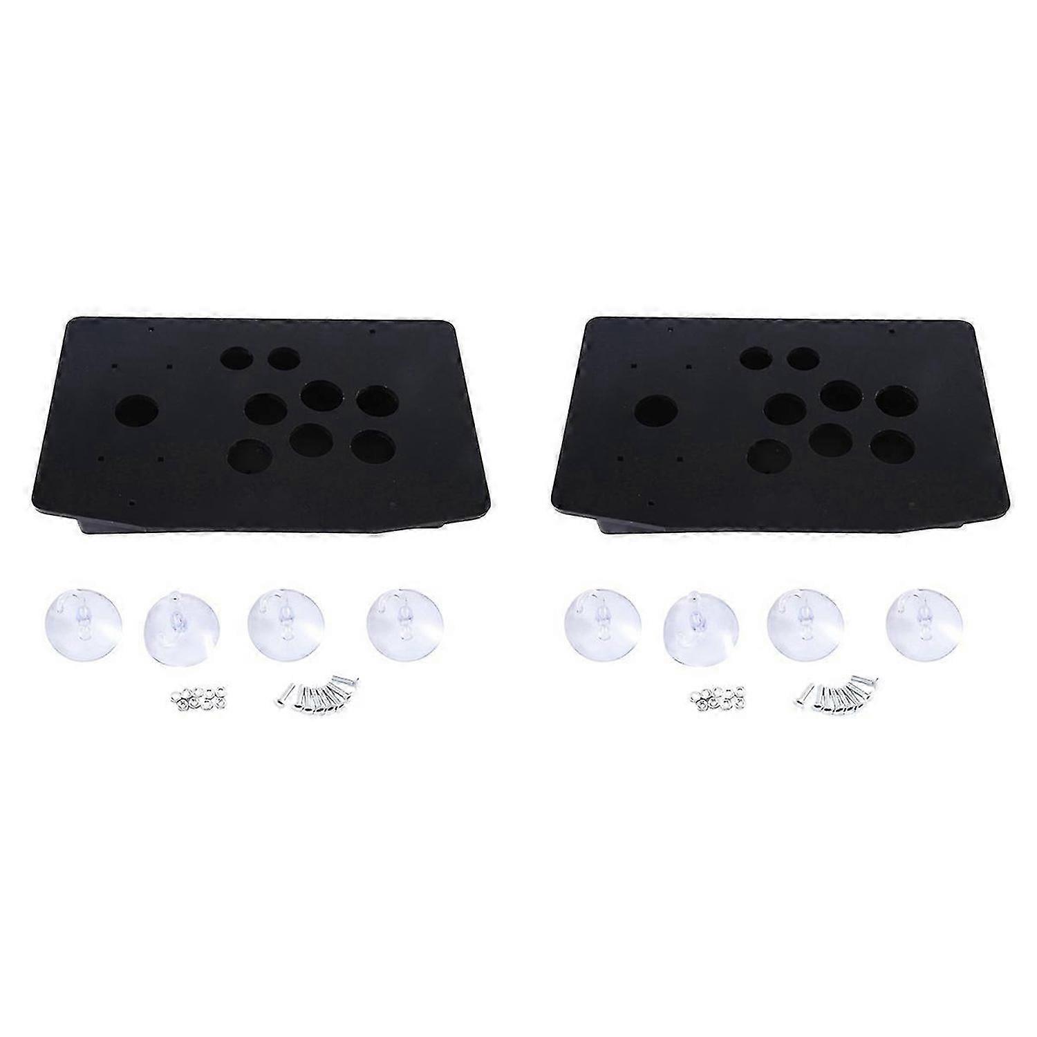 Arcade Joystick Replacement Acrylic Panel Case Handle Arcade Game Kit