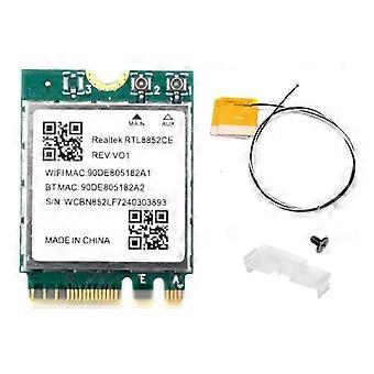 WiFi 6E RTL8852CE M.2 Network Card 5400Mbps 802.11AX BT 5.3 Wireless Adapter Tri Band 2.4/5/6GHz fo