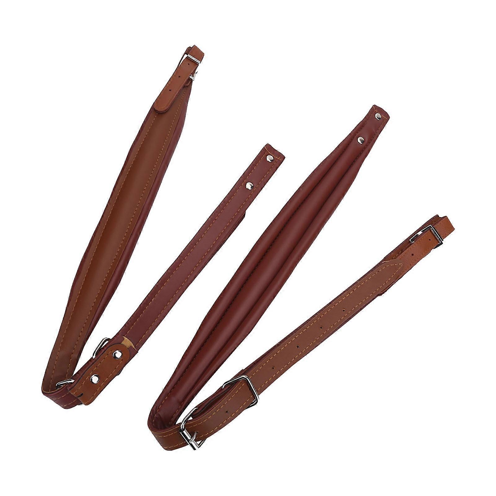 Adjustable and wear-resistant shoulder straps for 16-120 bass accordion (coffee)