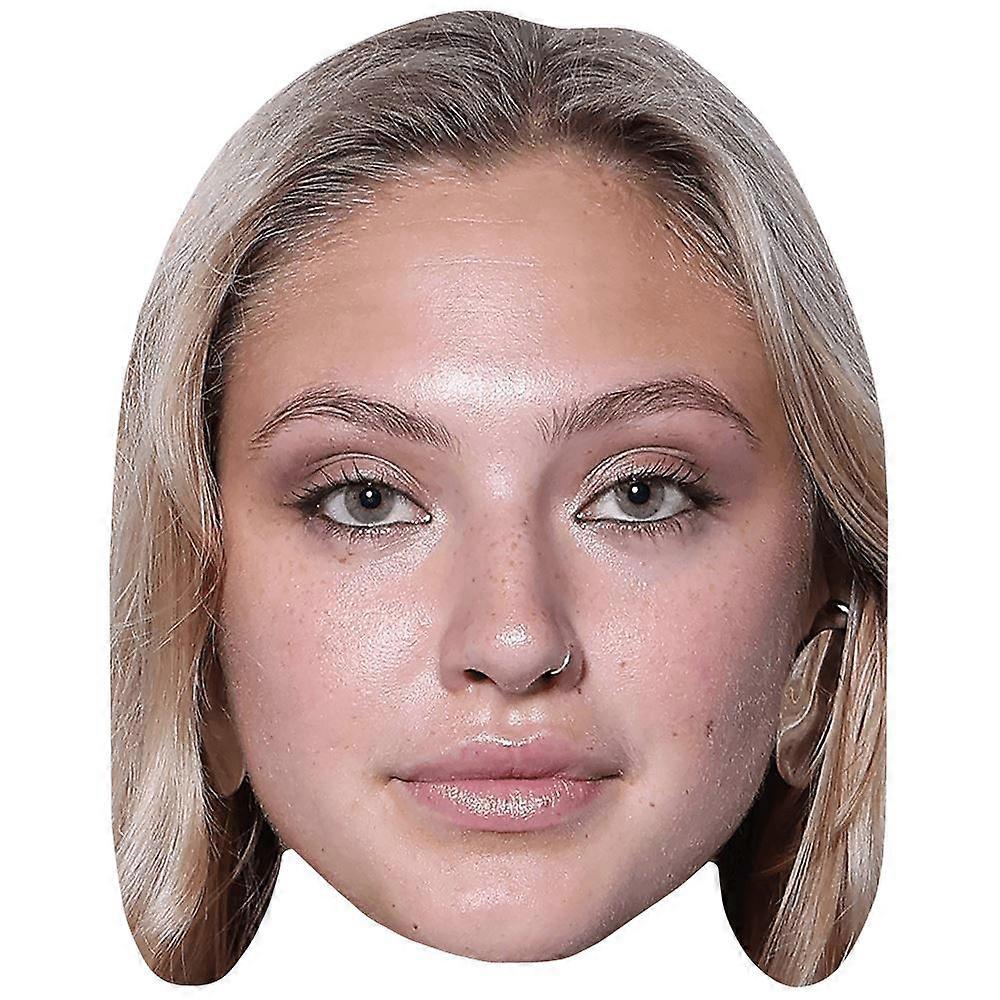 Stella Wendick (make-up) groot hoofd. Groter dan levensgroot masker.