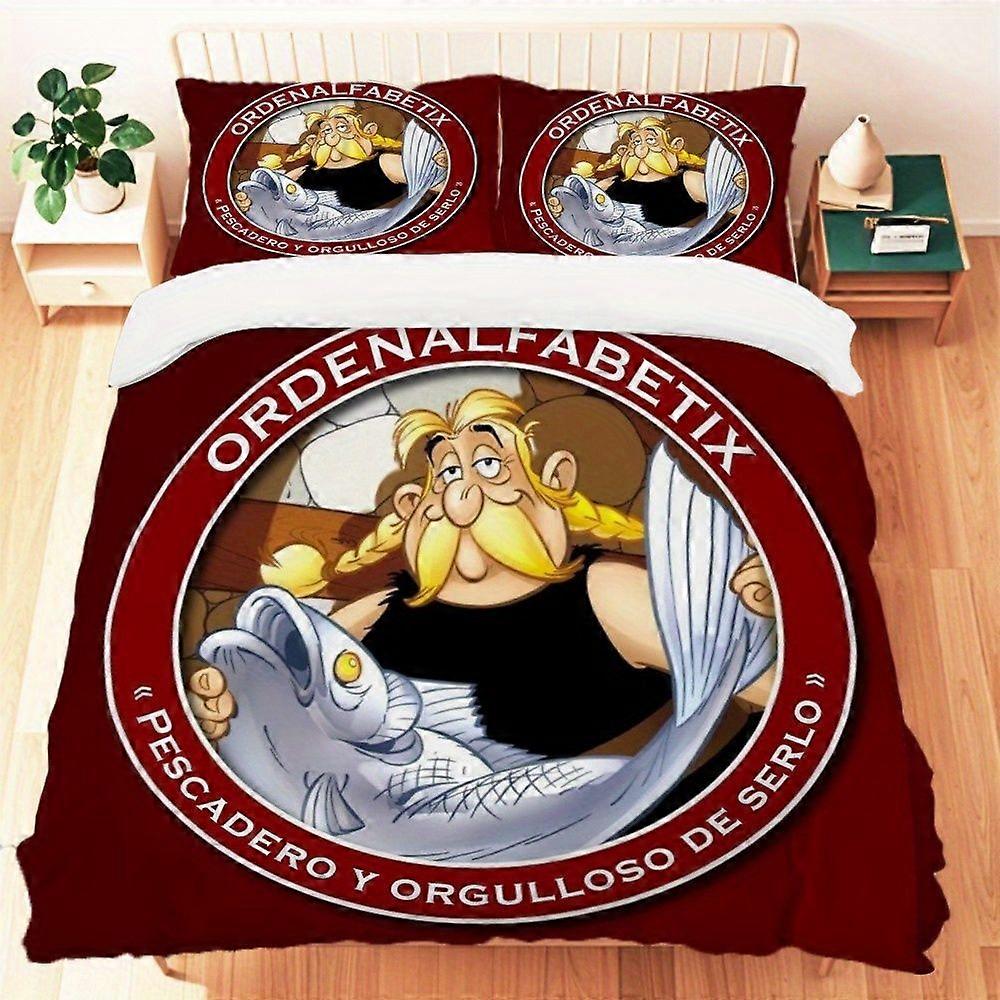 TE1237 [Mother's Day] 3pcs Punk Music kiss 3pcs bedding set, suitable for home and hotel bedding set, Light Beige-friendly, soft and comf