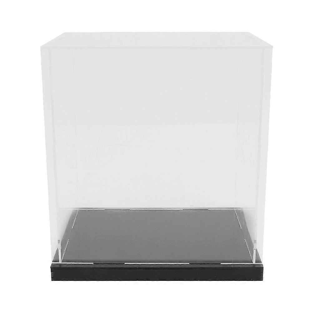 Acrylic Display Case Clear Cube Box for Model Display Organizer