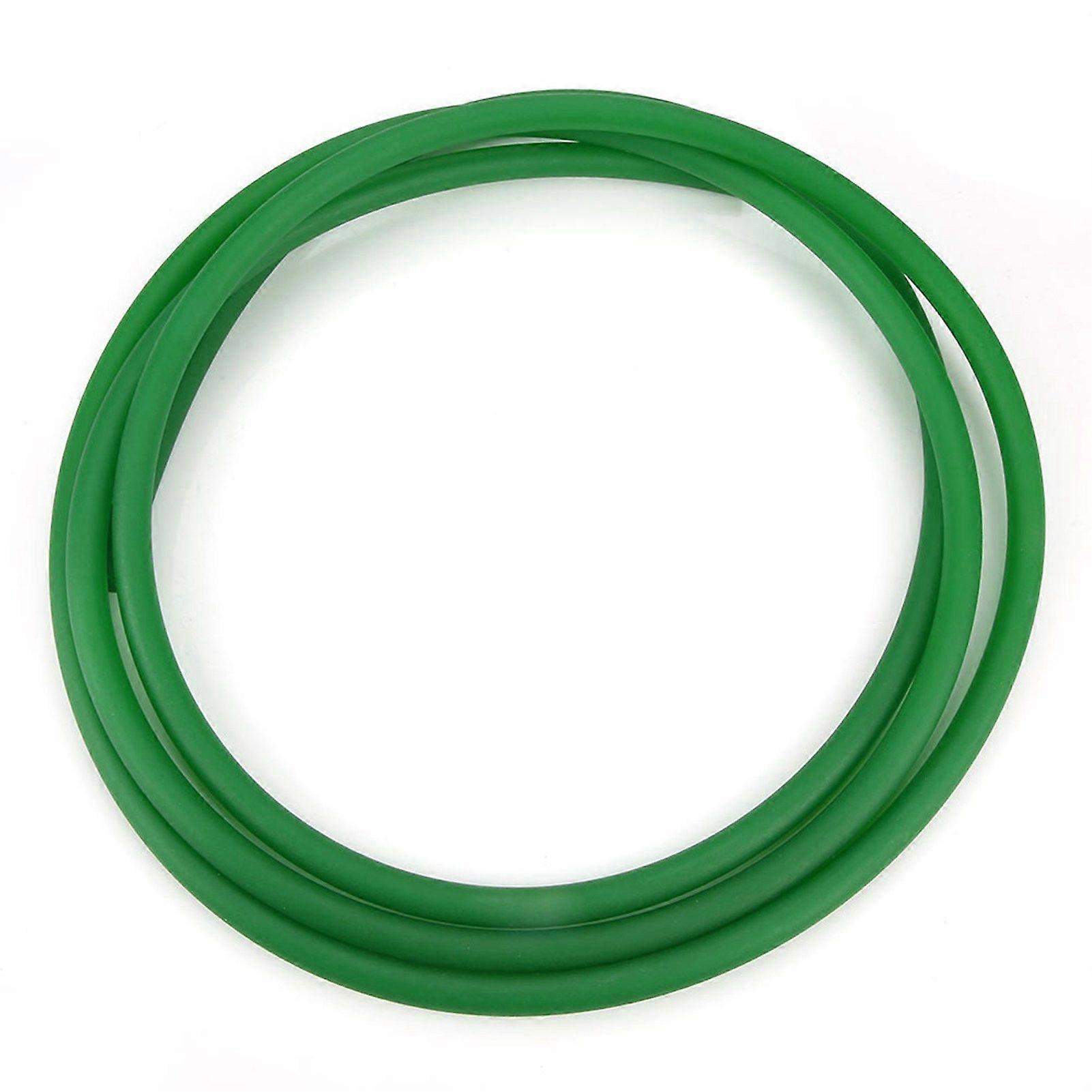 Green Rough Surface PU Polyurethane Round Belt for Drive Transmission(12mm*3m)