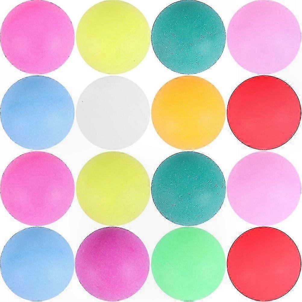 Premium Quality Assorted Seamless Plastic Table Tennis Balls Bulk Colorful Wordless Ping Pong Balls for Recreation and Practice Use