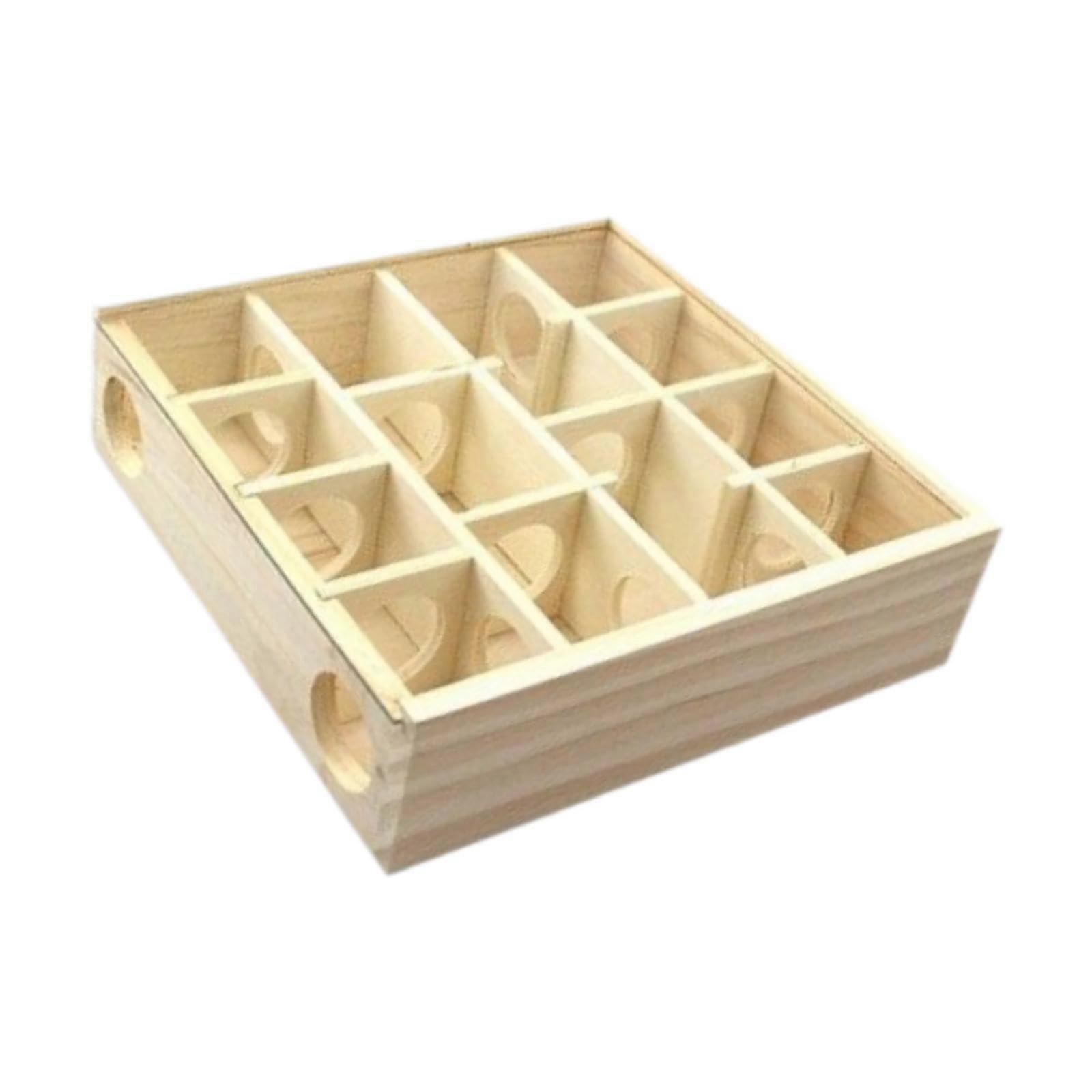 Hamster Toy Pet Habitat Shelter MultiChamber Hideout Tunnel Toy Container Hamster House Maze Hideout Habitat Decor