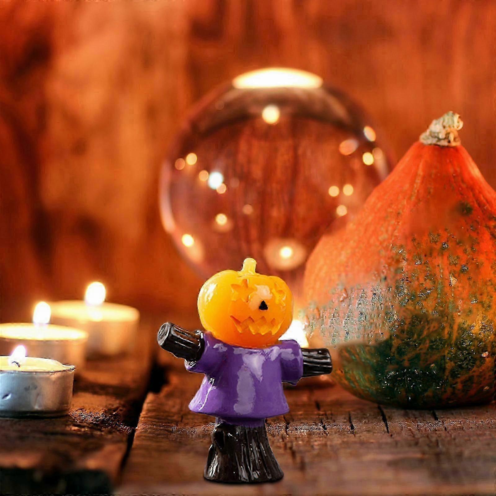 Halloween Figurines Miniature Halloween Decorations Halloween Statues Party Supplies