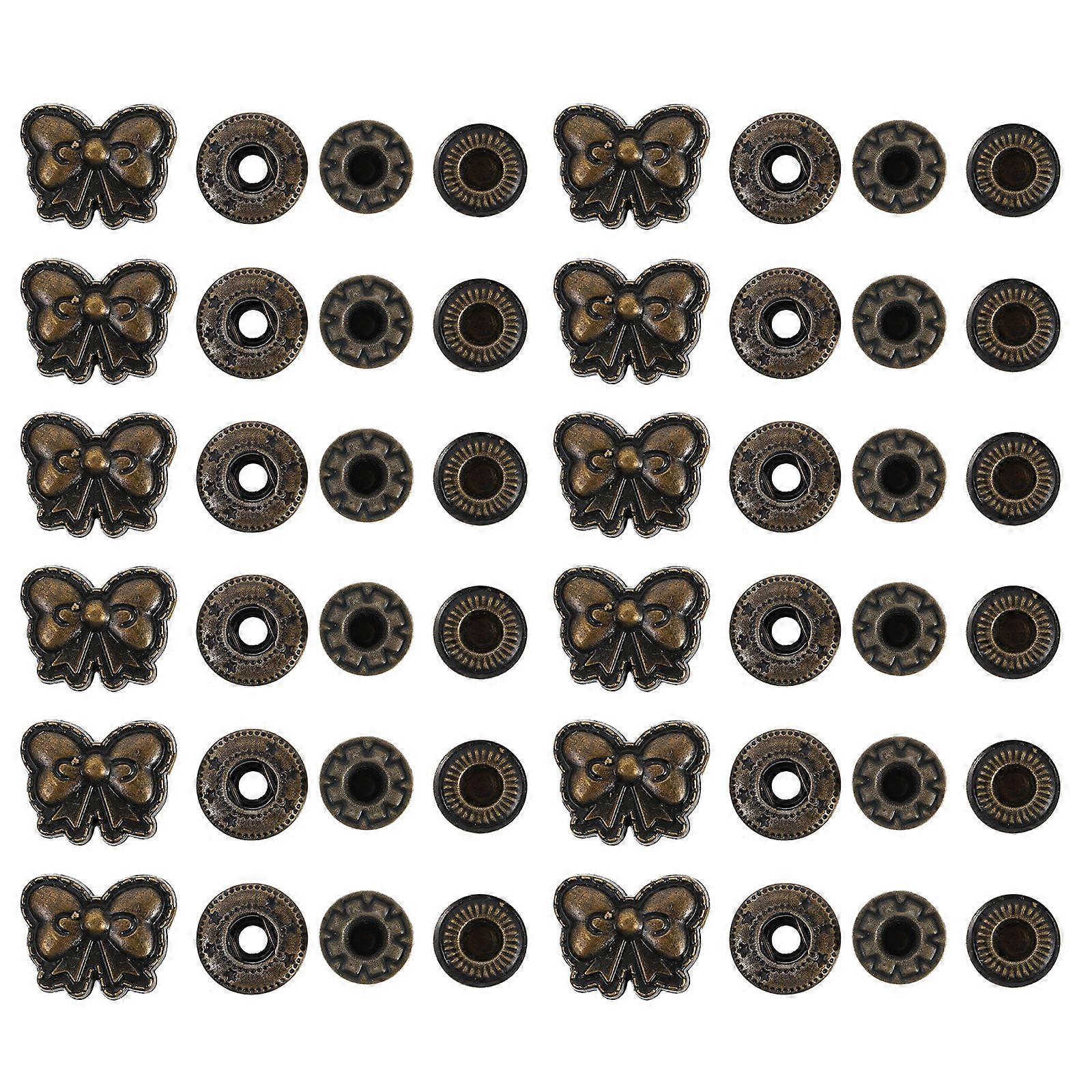 Zinc Alloy Button Cartoon Wallet Buckle for Sewing 20Sets Snap Fastener
