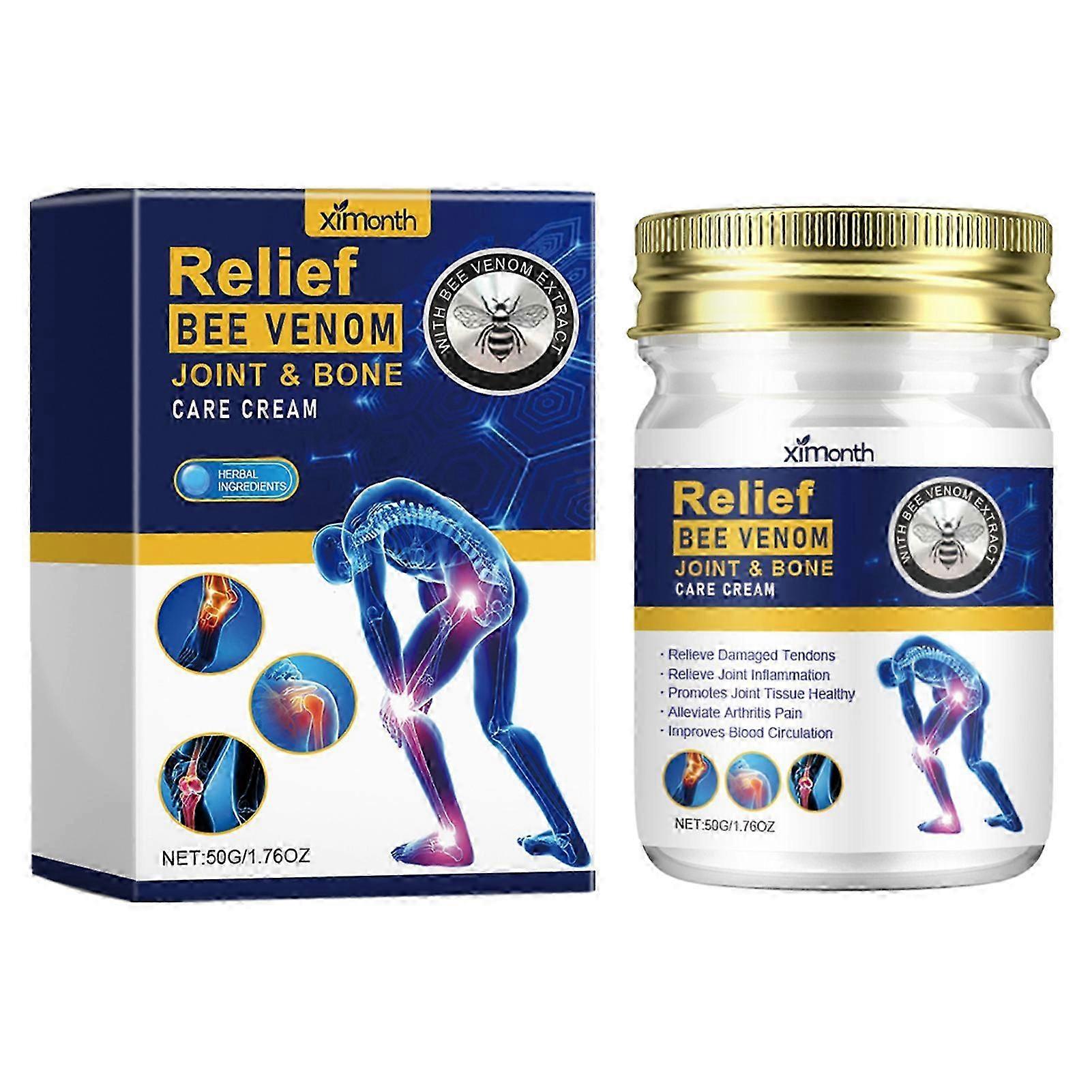 Bee-Venom Joint Bone Therapy Cream Relieve Discomfort for Bone Joints for Back Neck Hands Knee